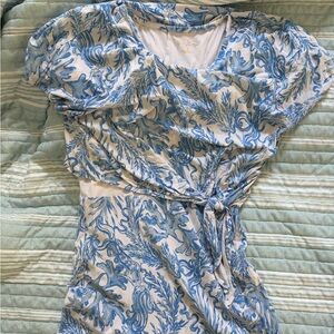 Lilly Pulitzer Blue and White Dress